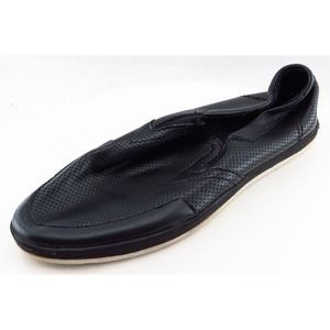 Steve Madden Loafers Black Leather Men Shoes Size‎ 9.5 Medium